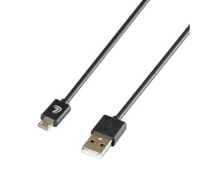ΚΑΛΩΔΙΟ ΦΟΡΤΙΣΗΣ ΚΑΙ ΣΥΓΧΡΟΝΙΣΜΟΥ 100 cm MICRO USB ESSENTIALS LINE (ΜΑΥΡΟ)