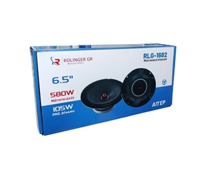 ΣΕΤ 2ΤΜΧ ΗΧΕΙΑ ΑΥΤΟΚΙΝΗΤΟΥ 6.5" 580W MAX RLG-1682