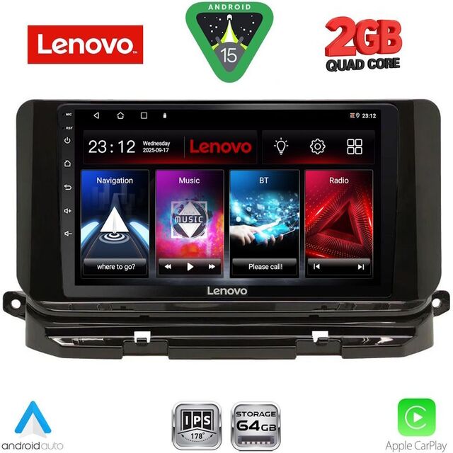 LENOVO LVD 2598_CPA (10inc) MULTIMEDIA TABLET for SKODA OCTAVIA 8 mod. 2021-2026