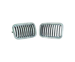 BMW ΣΕΙΡΑ 3 E36 90-09.96 COUPE/CABRIO/COMPACT ΜΑΣΚΑΚΙΑ ΕΜΠΡΟΣ SPORT-LOOK ΧΡΩΜΙΟ (ΚΑΡΔΙΕΣ)