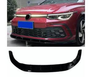 Lip spoiler μαύρο πλαστικό γυαλιστερό - Vw Golf 8 GTi