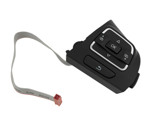 NTY - Χειριστήριο Τιμονιού για VW Golf 6 / Amarok / Tiguan / Touran / Caddy με άμεσο έλεγχο λειτουργιών εξασφαλίζει εργοστασιακή ακρίβεια χωρίς αστοχίες OE 5C0959537A – 1 Τεμ. (EWS-VW-173)