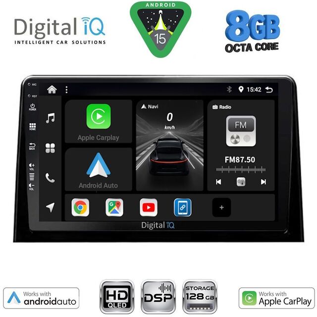 DIGITAL IQ BXF 18082_CPAA (10inc) MULTIMEDIA TABLET for CITROEN BERLINGO – OPEL COMBO – PEUGEOT PARTNER – TOYOTA PROACE mod. 2018-2026 - FIAT DOBLO mod. 2022-2026