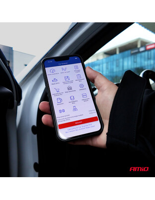 Amio - Διαγνωστικό Αυτοκινήτου OBD 2 τύπου ELM327 Bluetooth Mini τάση λειτουργίας 12V με ασύρματη σύνδεση για Επιβατικά Αυτοκίνητα - 1 τεμ. (04732/AM)