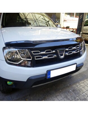 ΑΝΕΜΟΘΡΑΥΣΤΗΣ ΚΑΠΩ ΑΥΤΟΚΙΝΗΤΟΥ ΓΙΑ DACIA DUSTER 2010-2018 ΑΠΟ ΕΥΚΑΜΠΤΟ ΦΙΜΕ ΠΛΑΣΤΙΚΟ HEKO - 1 ΤΕΜ.