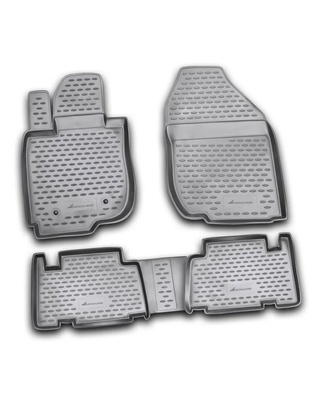 ΠΑΤΑΚΙΑ ΣΕ ΣΚΑΦΗ TPE ΛΑΣΤΙΧΟ ΓΙΑ TOYOTA RAV4 01/2006-2009  ΣΕ ΜΑΥΡΟ ΧΡΩΜΑ NOVLINE - 4 ΤΕΜ.