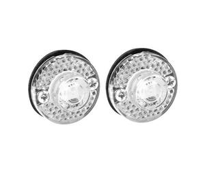 Φώτα Ογκου Φορτηγού 24V 1 Led 2τεμ Λευκά F-12