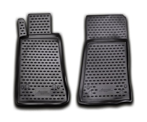 ΠΑΤΑΚΙΑ ΣΕ ΣΚΑΦΗ TPE ΛΑΣΤΙΧΟ ΓΙΑ MERCEDES SLK R171 04/04-01/11  (ΑΝΘΡΑΚΙ/ΣΚΟΥΡΟ ΓΚΡΙ)