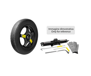 ΡΕΖΕΡΒΑ ΑΛΟΥΜΙΝΙΟΥ 145/80-18 ΚΑΡΕ 5x112 ΚΕΝΤΡΟ 66,6mm NO STOP ΚΙΤ ΜΕ ΓΡΥΛΟ, ΜΠΟΥΛΟΝΟΚΛΕΙΔΟ & ΤΣΑΝΤΑ LAMPA - 1 ΤΕΜ.