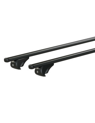 ΜΠΑΡΕΣ ΟΡΟΦΗΣ HELIO BLACK (ΧL) 140 cm ΑΛΟΥΜΙΝΙΟΥ ΜΑΥΡΗ ΜΕ ΚΛΕΙΔΑΡΙΕΣ (STANDARD RAILING) NORDRIVE - 2 TEM.