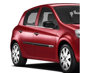 TRIM  ΠΑΡΑΘΥΡΩΝ ΑΥΤΟΚΟΛΛΗΤΑ ΧΡΩΜΙΟΥ 4ΤΕΜ. ΓΙΑ RENAULT CLIO 5D 2006+