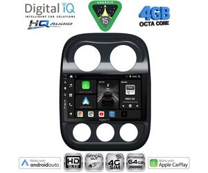 DIGITAL IQ BXK 19277_CPAA (10inc) MULTIMEDIA TABLET for JEEP COMPASS - PATRIOT mod. 2007-2016