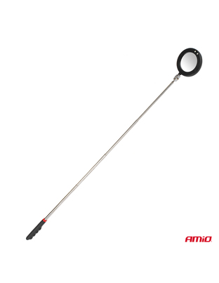 Amio - ΚΑΘΡΕΠΤΗΣ ΧΕΙΡΟΣ ΤΗΛΕΣΚΟΠΙΚΟΣ 50mm 28-87cm 360 ΜΟΙΡΕΣ ΜΕ ΦΩΣ LED - 1 ΤΕΜ. (02840/AM)