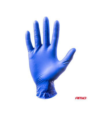 Amio - ΓΑΝΤΙΑ ΝΙΤΡΙΛΙΟΥ MERCATOR NITRYLEX BASIC ΣΕ ΜΠΛΕ ΧΡΩΜΑ MEDIUM (M) - 100 ΤΕΜ. (MER02957/AM)