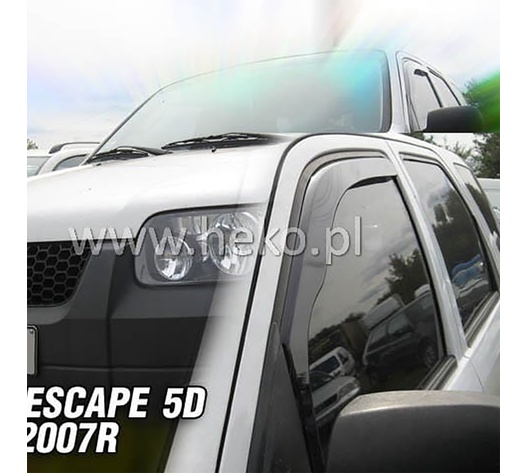 ΑΝΕΜΟΘΡΑΥΣΤΕΣ ΓΙΑ FORD ESCAPE 2000-2007 / MAVERICK XLT 2000-2007 / MAZDA TRIBUTE 5D 2001-2007 ΖΕΥΓΑΡΙ ΑΠΟ ΕΥΚΑΜΠΤΟ ΦΙΜΕ ΠΛΑΣΤΙΚΟ HEKO - 2 ΤΕΜ.