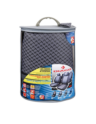Lampa - ΚΑΛΥΜΜΑΤΑ ΚΑΘΙΣΜΑΤΩΝ Diago ΓΚΡΙ - 9 τεμ. (L5493.8)