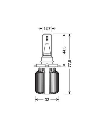 H10/HB3 9005 9-32V P20d 6LED 6.500K 4.000lm 20W CANBUS SEOUL CSP-Y19chips HALO LED BLADE 2ΤΕΜ.
