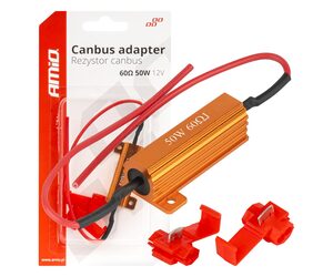 Amio - ΑΝΤΙΣΤΑΣΗ CAN-BUS 12V 50W 60Ω (CANCELLER) - 1 τεμ. (04098/AM)