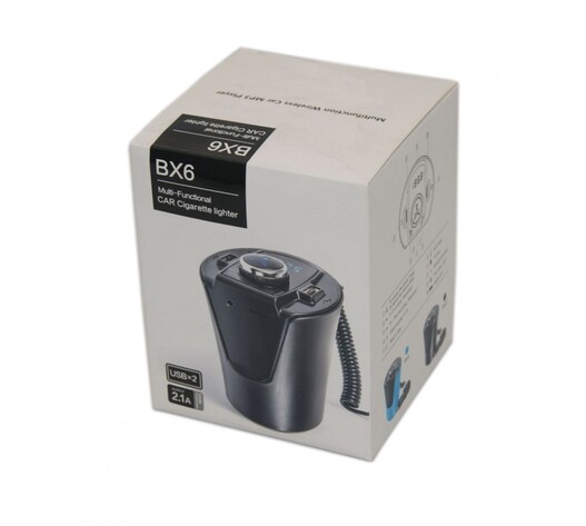 ΑΝΑΠΤΗΡΑΣ ΦΟΡΤΙΣΤΗΣ ΑΥΤΟΚΙΝΗΤΟΥ USB 2.1A AU-BX-6