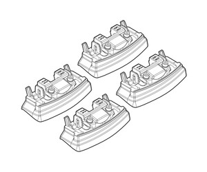 ΑΚΡΑ ΓΙΑ ΜΠΑΡΕΣ NORDRIVE ΓΙΑ RENAULT KOLEOS 06/08+ KIT