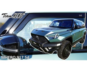 Heko - Ανεμοθραύστες για M-Hero 917 5 Doors 2023+ Ζευγάρι Απο Εύκαμπτο Φιμέ Πλαστικό - 2 τεμ. (ΑΝΕΜ.29141)