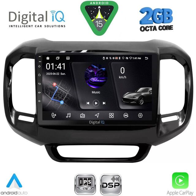 DIGITAL IQ RSF 4127_CPA (9inc) MULTIMEDIA TABLET for FIAT TORO mod. 2017-2026