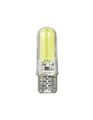 T10 W5W 24-30V W2,1x9,5d MEGA-LED COB 2SMDx12chips 150lm ΛΕΥΚΟ 2ΤΕΜ.