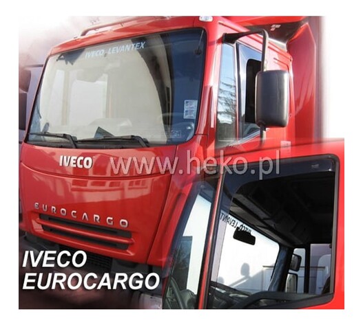 ΑΝΕΜΟΘΡΑΥΣΤΕΣ ΓΙΑ IVECO EURO CARGO / STRALIS / EURO TECH EU/UK ΖΕΥΓΑΡΙ ΑΠΟ ΕΥΚΑΜΠΤΟ ΦΙΜΕ ΠΛΑΣΤΙΚΟ HEKO - 2 ΤΕΜ.