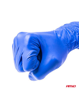 Amio - ΓΑΝΤΙΑ ΝΙΤΡΙΛΙΟΥ MERCATOR NITRYLEX BASIC ΣΕ ΜΠΛΕ ΧΡΩΜΑ MEDIUM (M) - 100 ΤΕΜ. (MER02957/AM)