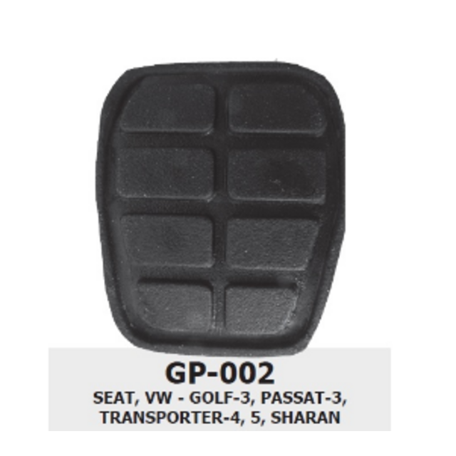 Λάστιχα για πετάλια 2 τεμάχια - Vw Golf 3 / Passat 3 / Transporter 4/5