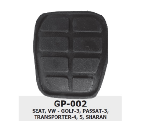 Λάστιχα για πετάλια 2 τεμάχια - Vw Golf 3 / Passat 3 / Transporter 4/5