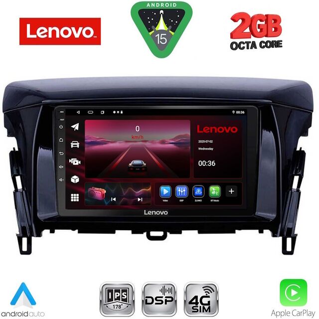 LENOVO LVF 5432_CPA (9inc) MULTIMEDIA TABLET for MITSUBISHI ECLIPSE CROSS mod. 2018-2026