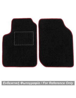 ΠΑΤΑΚΙΑ ΜΟΚΕΤΑ ΓΙΑ MERCEDES SMART ROADSTER 452 1998-2006 ΜΑΥΡΟ ΜΕ ΚΟΚΚΙΝΟ ΡΕΛΙ RACE AXION - 2 ΤΕΜ.