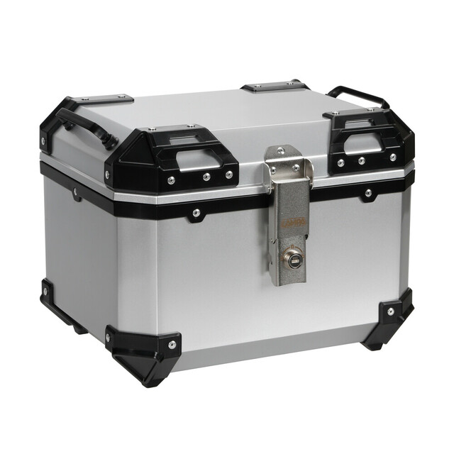 Lampa – Βαλιτσάκι Μοτοσυκλέτας T-Box 35L Ασημί για Ασφαλή Μεταφορά Εξοπλισμού με Σύστημα Γρήγορης Απελευθέρωσης – 1 Τεμ. (9166.6-LM)