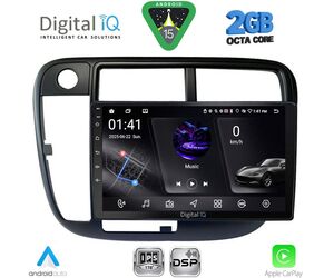 DIGITAL IQ RSF 4186_CPA CLIMA (9inc) MULTIMEDIA TABLET for HONDA CIVIC mod. 1995-2001
