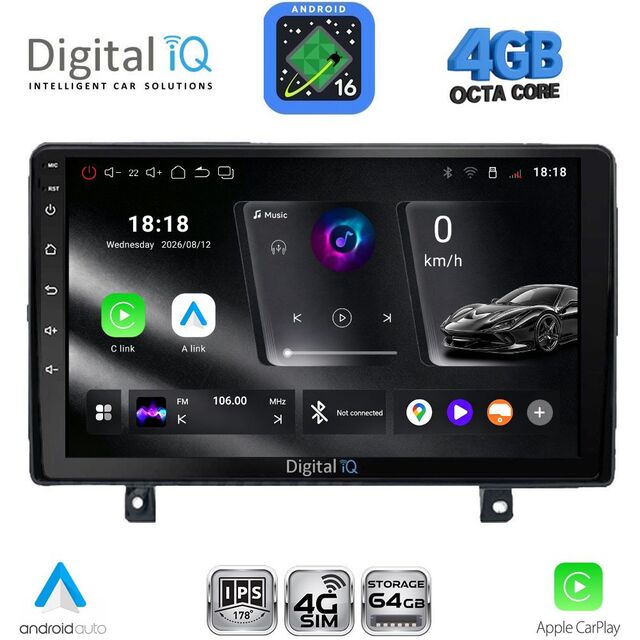 DIGITAL IQ RTG 6485_CPA (9inc) MULTIMEDIA TABLET for OPEL ASTRA H mod.2004-2010