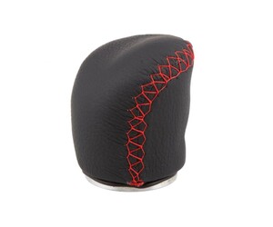ΠΟΜΟΛΟ ΤΑΧΥΤΗΤΩΝ SPECIAL PELLE RED SEAM 34mm - ΔΕΡΜΑΤΙΝΗ ΜΑΥΡΟ/ΚΟΚΚΙΝΟ (ΣΥΜΒΑΤΟ ΚΑΙ ΜΕ ALFA ROMEO MITO/FIAT 500/STILO)