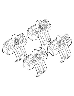 ΑΚΡΑ ΓΙΑ ΜΠΑΡΕΣ NORDRIVE ΓΙΑ TOYOTA VERSO-S 05/11+ KIT