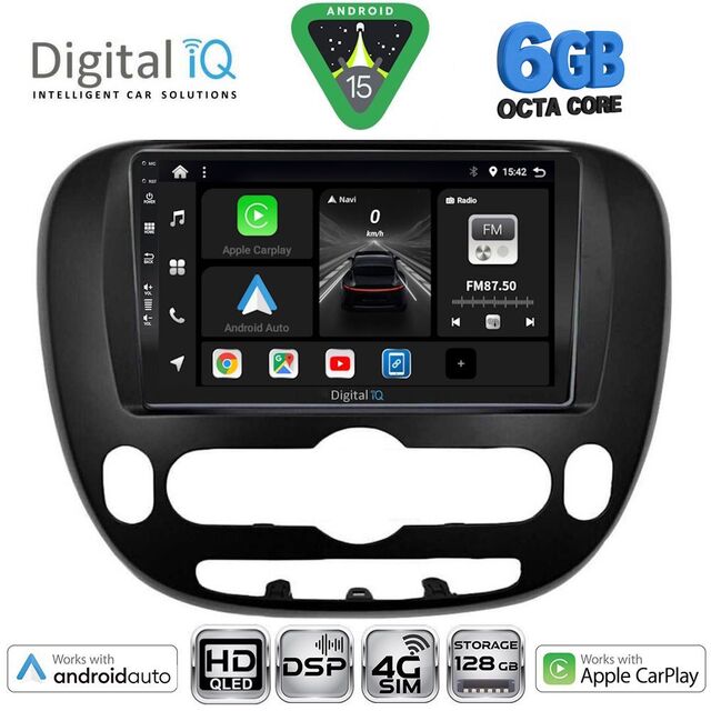 DIGITAL IQ BXF 17321_CPAA (9inc) MULTIMEDIA TABLET for KIA SOUL mod. 2013-2019