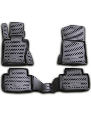 ΠΑΤΑΚΙΑ ΣΕ ΣΚΑΦΗ TPE ΛΑΣΤΙΧΟ ΓΙΑ ΓΙΑ BMW X3 E83 2004-2010 ΣΕ ΜΑΥΡΟ ΧΡΩΜΑ NOVLINE - 4 ΤΕΜ