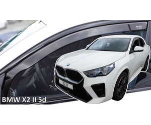 Heko - Ανεμοθραύστες Παραθύρων Για BMW Serie X2 (U10) / iX2 2023 > 5πορτο υλικό Acrylic Χρώμα Φιμέ - 2 τεμ. (ΑΝΕΜ.11010)