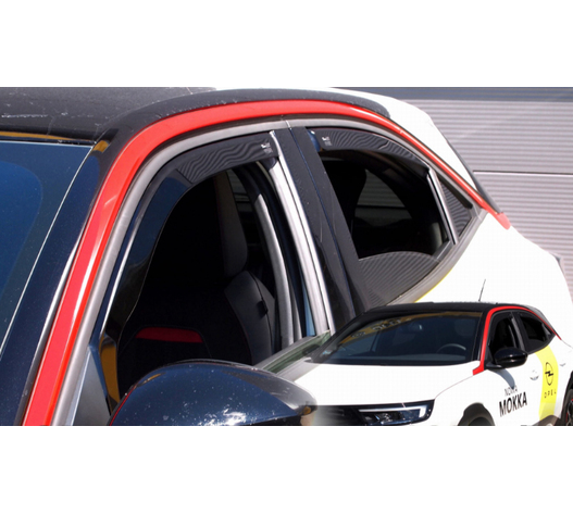 ΑΝΕΜΟΘΡΑΥΣΤΕΣ ΓΙΑ OPEL MOKKA B 5D 2020+ /MOKKA-e 5D 2020+-ΣΕΤ ΑΥΤΟΚΙΝΗΤΟΥ ΑΠΟ ΕΥΚΑΜΠΤΟ ΦΙΜΕ ΠΛΑΣΤΙΚΟ HEKO - 4 ΤΕΜ.