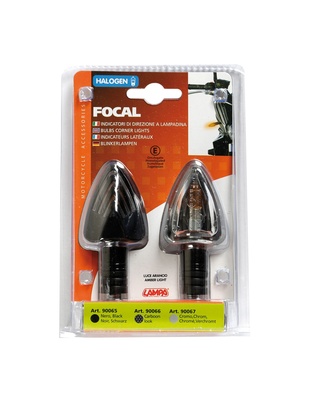 ΦΛΑΣ ΜΗΧΑΝΗΣ FOCAL 12V 21W (78x37mm) ΜΑΥΡΑ -2 ΤΕΜ.