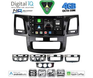 DIGITAL IQ BXK 19720_CPAA (9inc) MULTIMEDIA TABLET for TOYOTA HILUX mod. 2005-2016