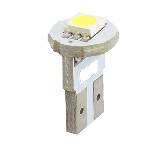 T10 W5W 12V W2,1x9,5d LED 1xSMD5050 ΛΕΥΚΟ (ΚΑΡΦΩΤΟ ΑΚΑΛΥΚΟ) BLISTER 2ΤΕΜ. M-TECH