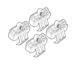 ΑΚΡΑ ΓΙΑ ΜΠΑΡΕΣ NORDRIVE ΓΙΑ SEAT IBIZA 5D 06/08+ KIT