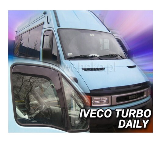 ΑΝΕΜΟΘΡΑΥΣΤΕΣ ΓΙΑ IVECO TURBO DAILY IV / V 35C / 35S / 50C / 60C / 65C 2000+ ΖΕΥΓΑΡΙ ΑΠΟ ΕΥΚΑΜΠΤΟ ΦΙΜΕ ΠΛΑΣΤΙΚΟ HEKO - 2 ΤΕΜ.