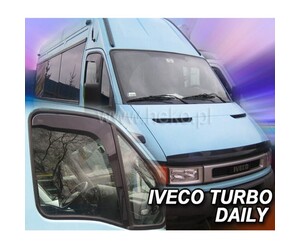 ΑΝΕΜΟΘΡΑΥΣΤΕΣ ΓΙΑ IVECO TURBO DAILY IV / V 35C / 35S / 50C / 60C / 65C 2000+ ΖΕΥΓΑΡΙ ΑΠΟ ΕΥΚΑΜΠΤΟ ΦΙΜΕ ΠΛΑΣΤΙΚΟ HEKO - 2 ΤΕΜ.