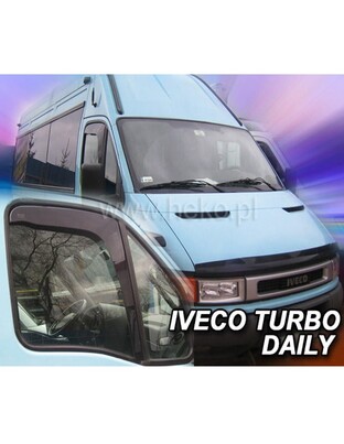 ΑΝΕΜΟΘΡΑΥΣΤΕΣ ΓΙΑ IVECO TURBO DAILY IV / V 35C / 35S / 50C / 60C / 65C 2000+ ΖΕΥΓΑΡΙ ΑΠΟ ΕΥΚΑΜΠΤΟ ΦΙΜΕ ΠΛΑΣΤΙΚΟ HEKO - 2 ΤΕΜ.