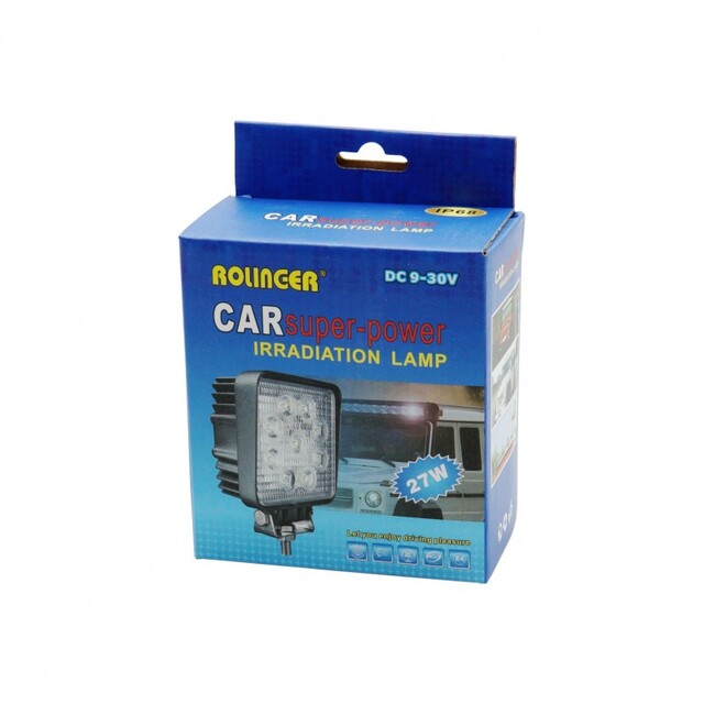 LED ΠΡΟΒΟΛΕΑΣ 27W 5.5cm DC 9-30V VOL-0727